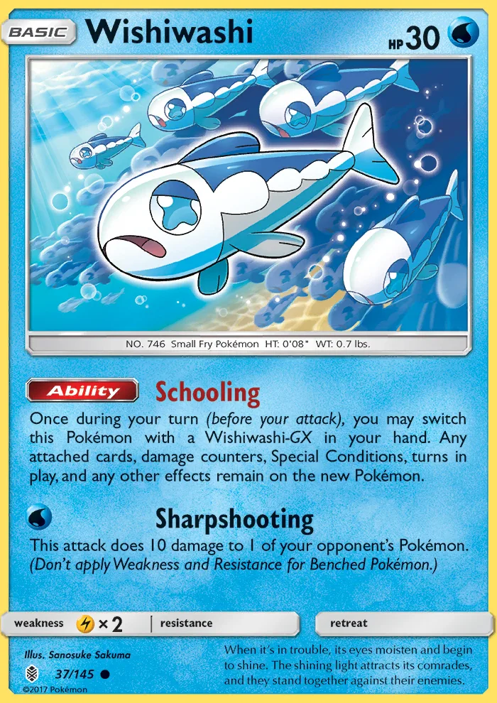 Wishiwashi · Guardians Rising 37/145