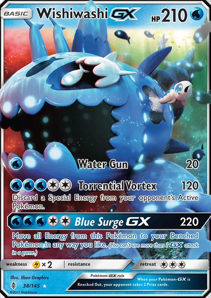 Wishiwashi GX · Guardians Rising 38/145