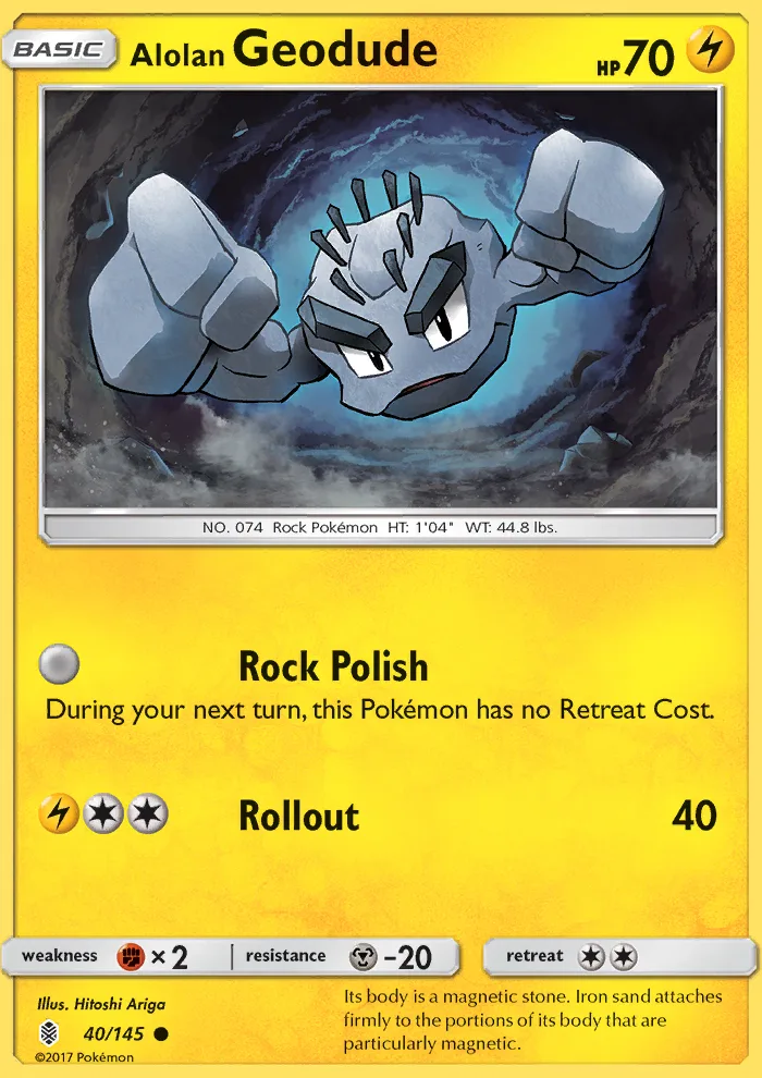 Alolan Geodude · Guardians Rising 40/145