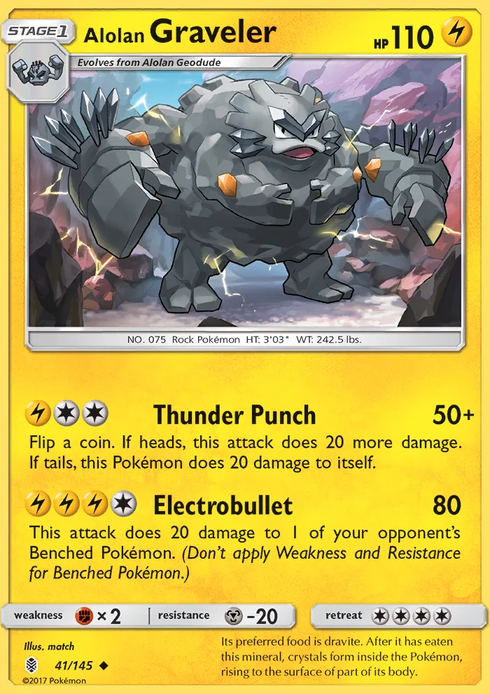 Alolan Graveler · Guardians Rising 41/145