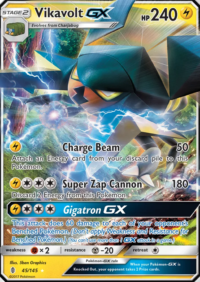 Vikavolt GX · Guardians Rising 45/145
