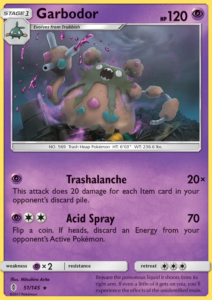 Garbodor · Guardians Rising 51/145