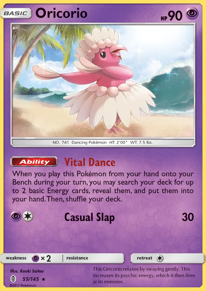 Oricorio · Guardians Rising 55/145
