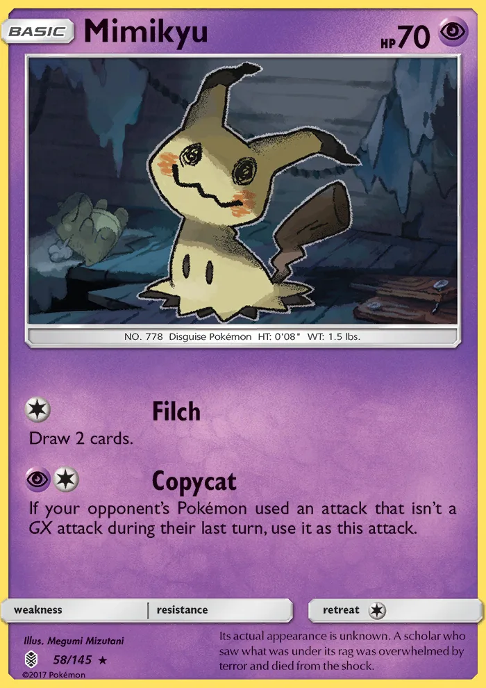 Mimikyu · Guardians Rising 58/145