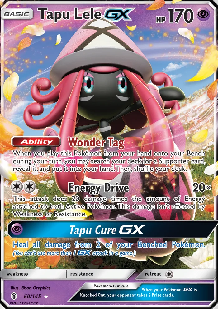 Tapu Lele GX · Guardians Rising 60/145