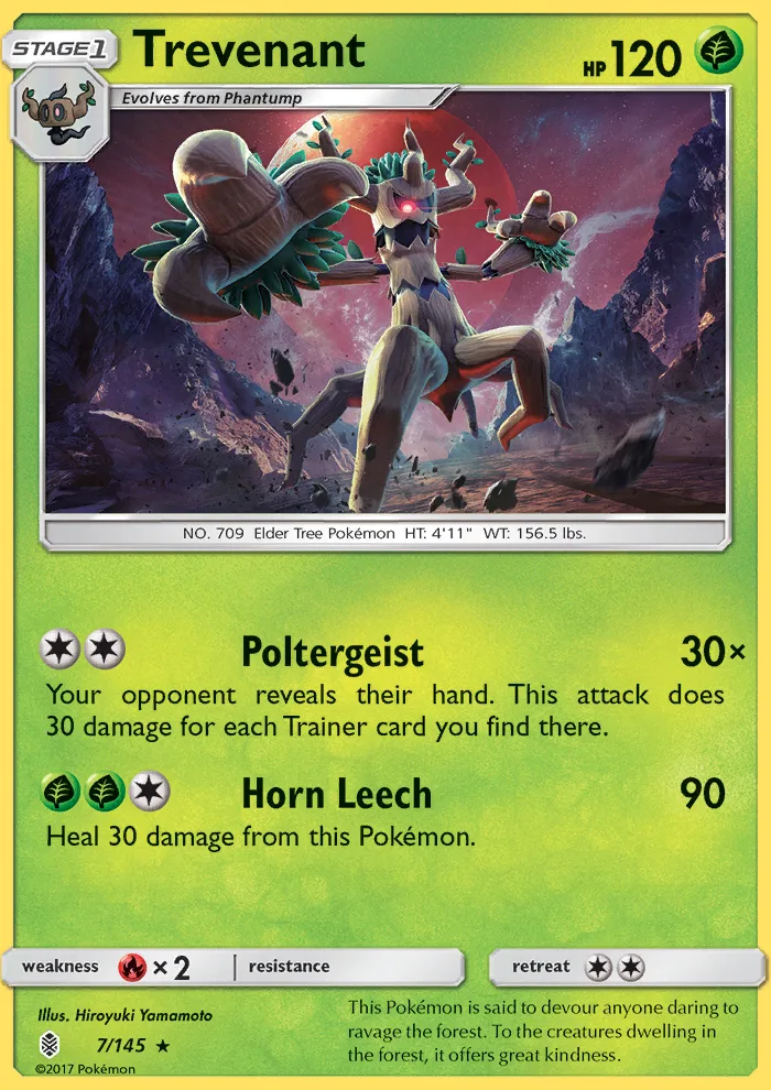 Trevenant · Guardians Rising 7/145