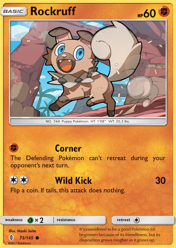 Rockruff · Guardians Rising 73/145