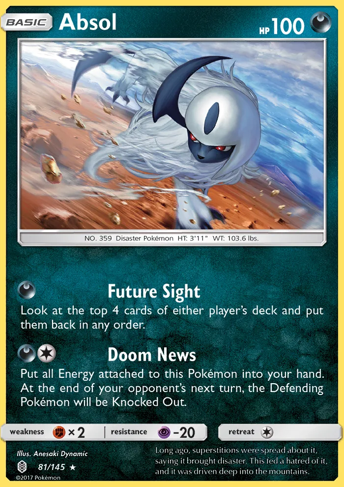 Absol · Guardians Rising 81/145