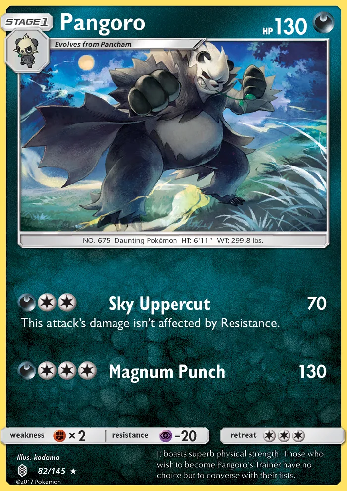 Pangoro · Guardians Rising 82/145