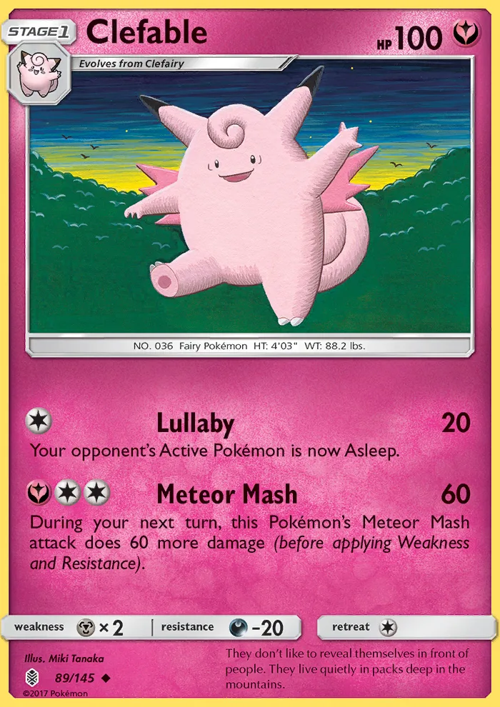 Clefable · Guardians Rising 89/145