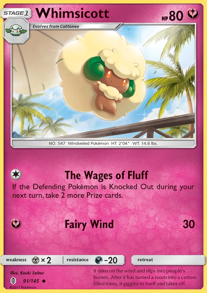 Whimsicott · Guardians Rising 91/145