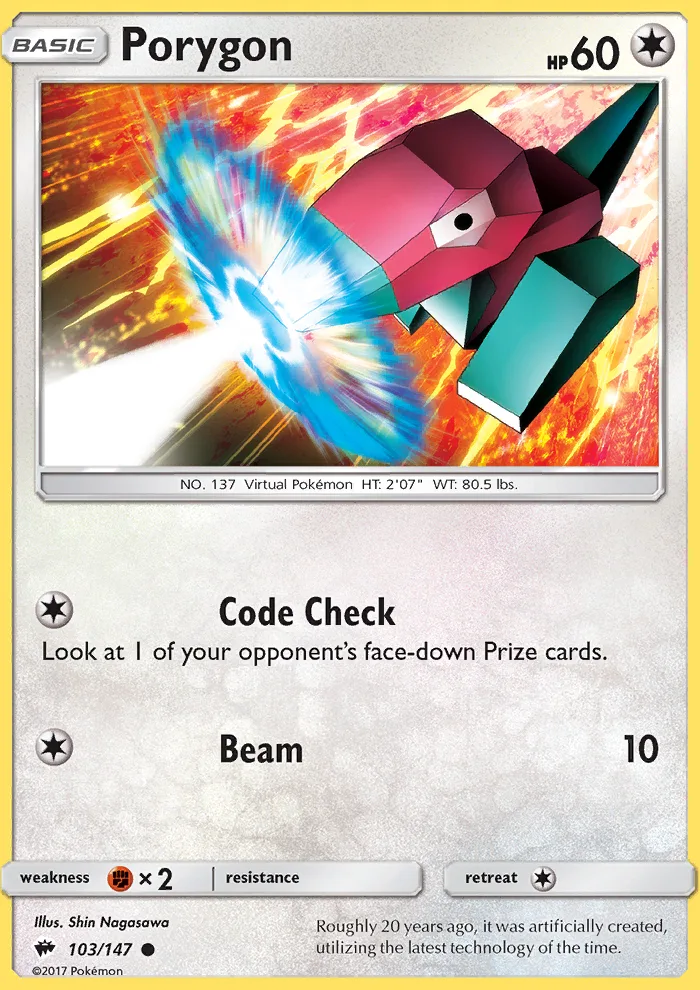 Porygon · Burning Shadows 103/147