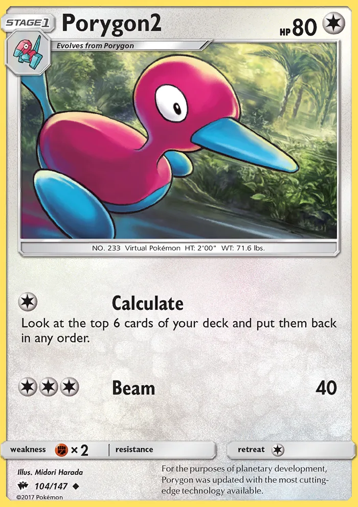 Porygon2 · Burning Shadows 104/147