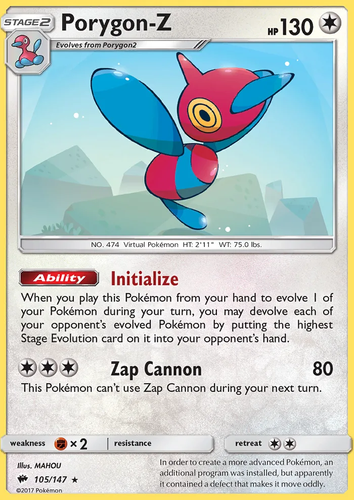 Porygon-Z · Burning Shadows 105/147