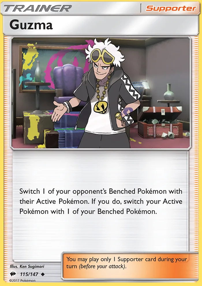 Guzma · Burning Shadows 115/147