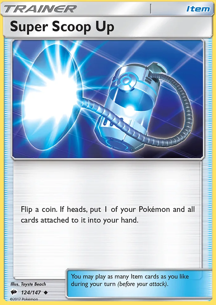 Super Scoop Up · Burning Shadows 124/147