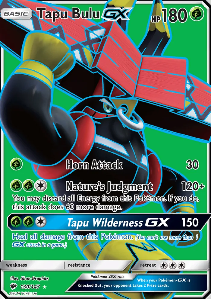 Tapu Bulu GX · Burning Shadows 130/147
