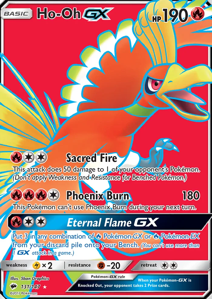 Ho-Oh GX · Burning Shadows 131/147
