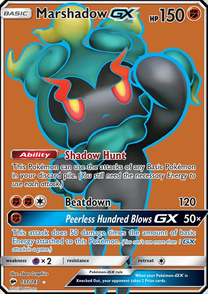 Marshadow GX · Burning Shadows 137/147