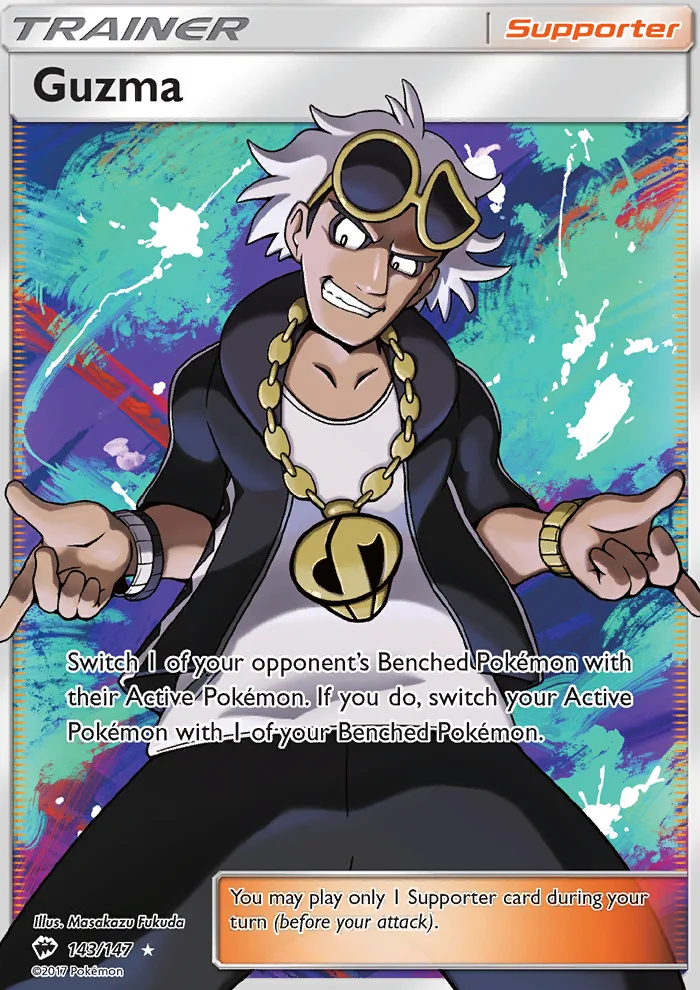 Guzma · Burning Shadows 143/147