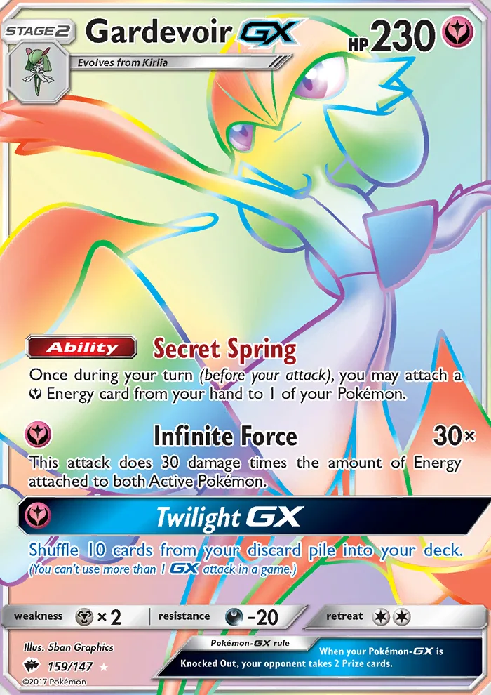 Gardevoir GX · Burning Shadows 159/147