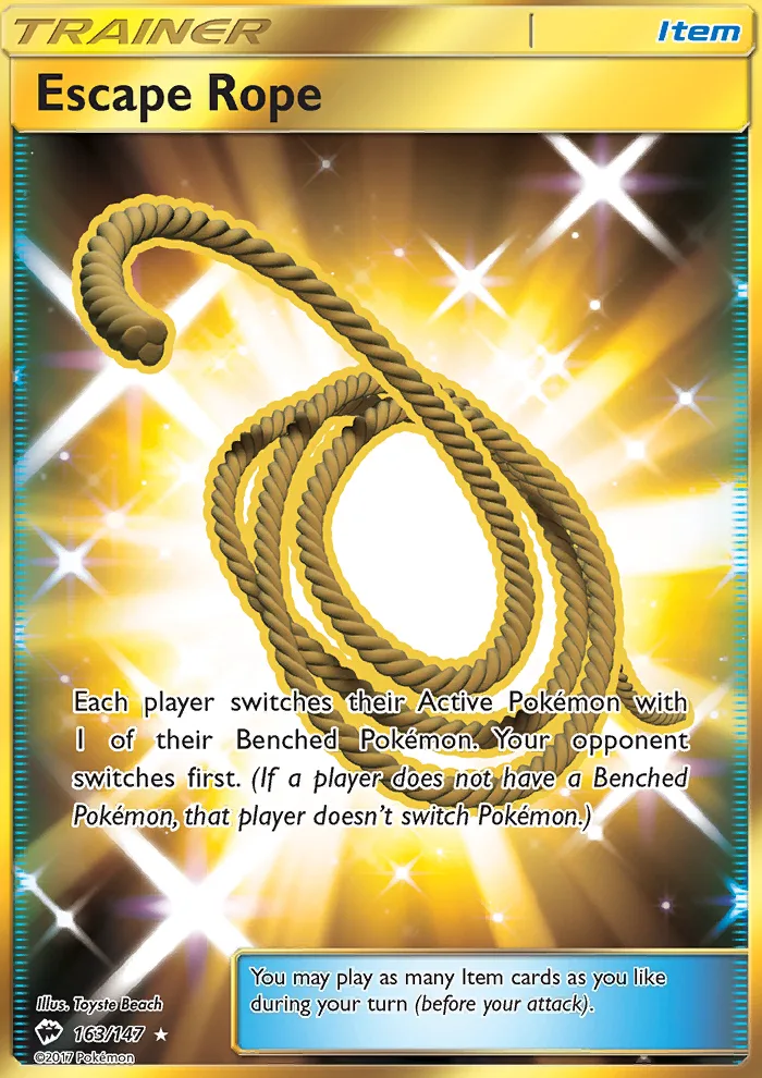 Escape Rope · Burning Shadows 163/147