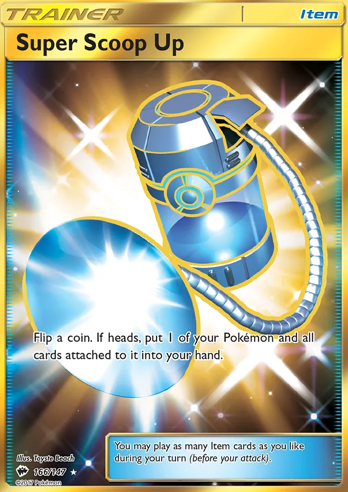 Super Scoop Up · Burning Shadows 166/147