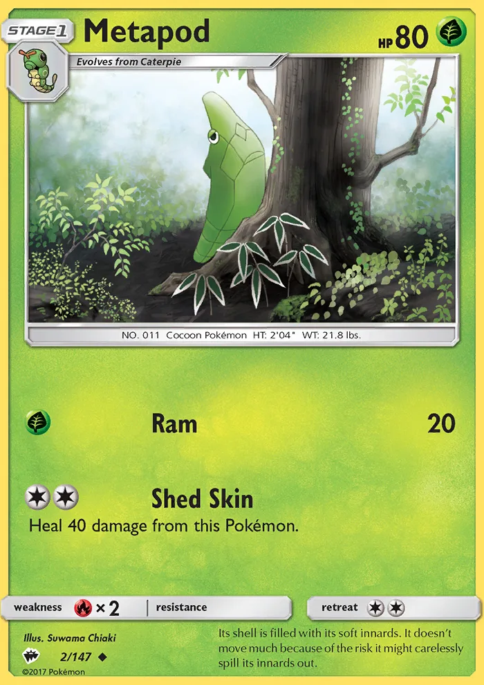 Metapod · Burning Shadows 2/147