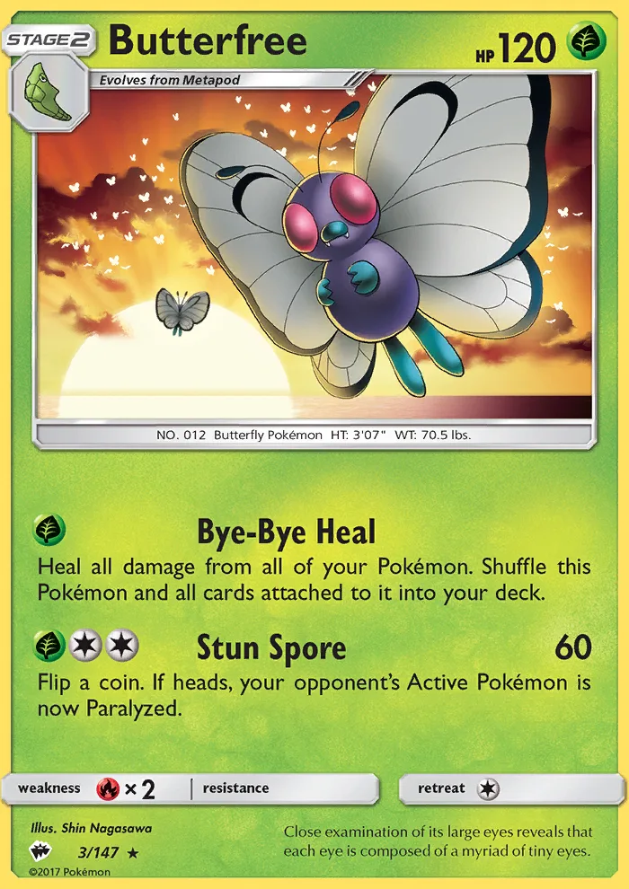 Butterfree · Burning Shadows 3/147