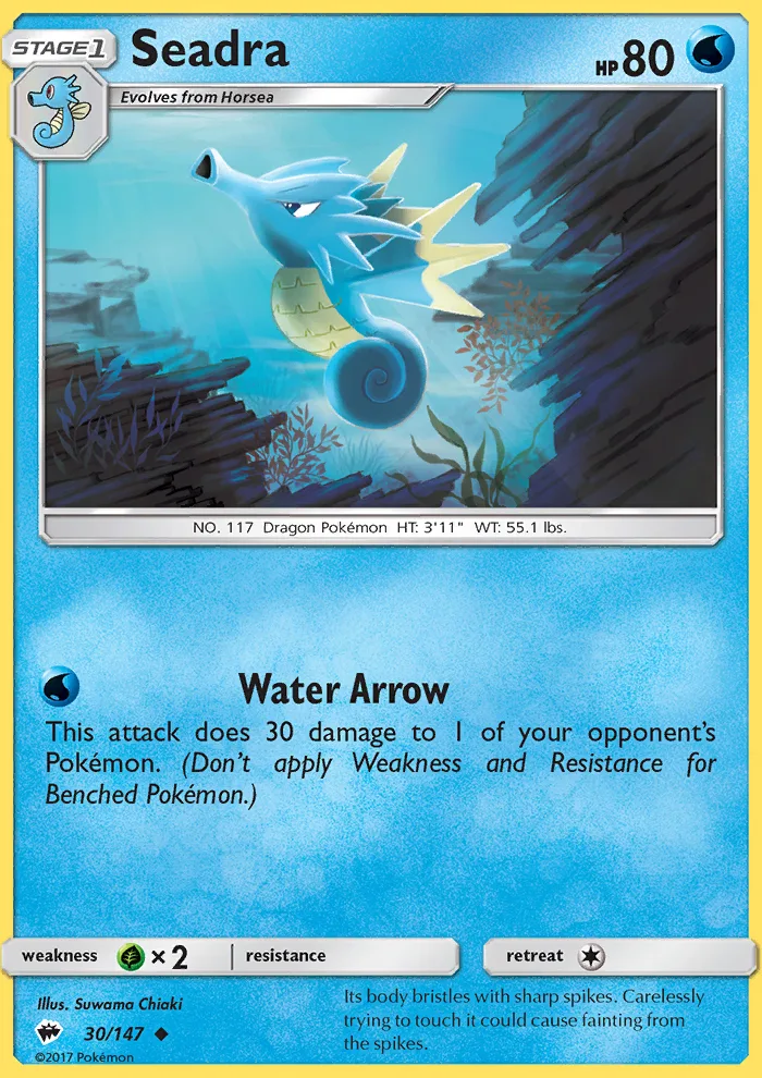 Seadra · Burning Shadows 30/147