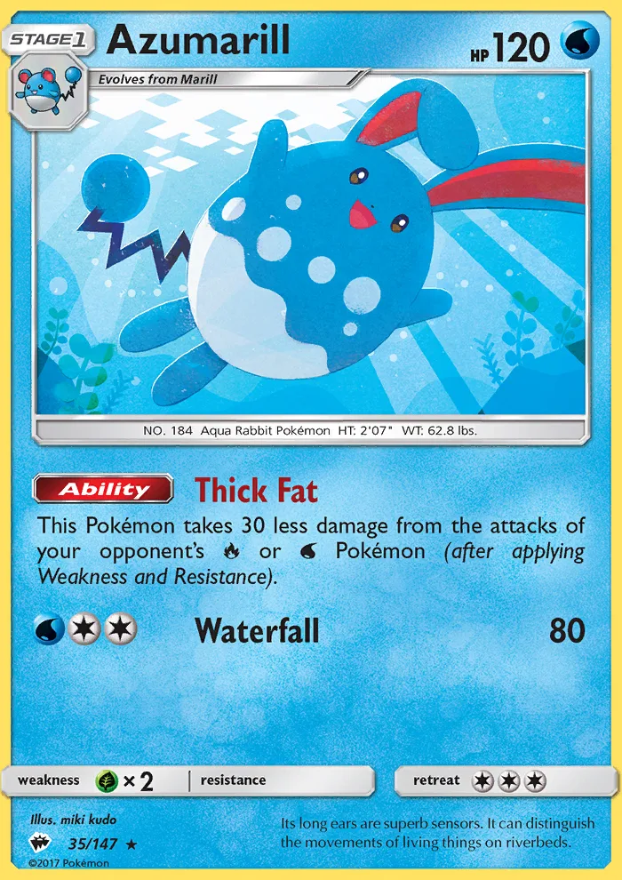 Azumarill · Burning Shadows 35/147