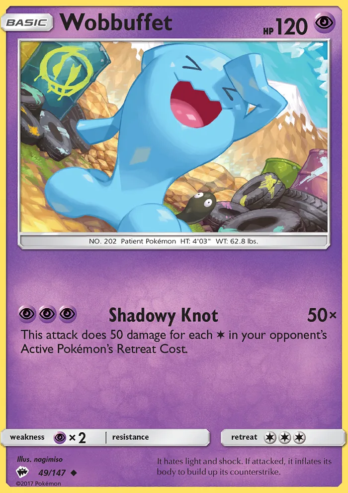 Wobbuffet · Burning Shadows 49/147