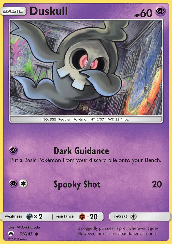 Duskull · Burning Shadows 51/147
