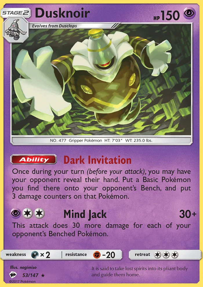 Dusknoir · Burning Shadows 53/147