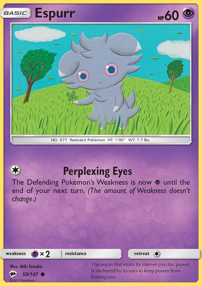 Espurr · Burning Shadows 59/147