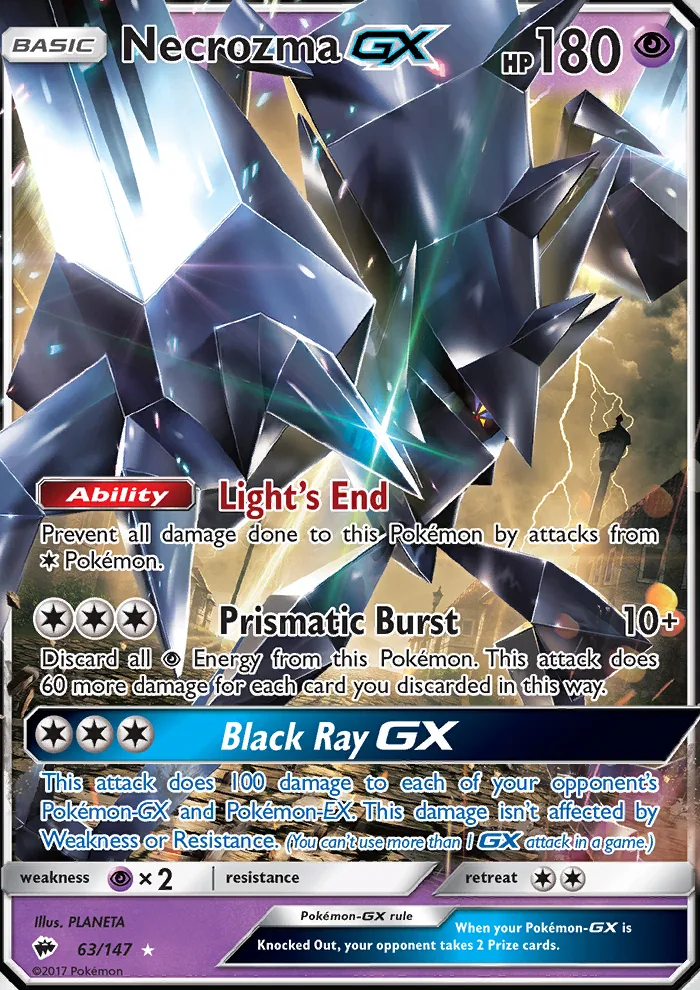 Necrozma GX · Burning Shadows 63/147