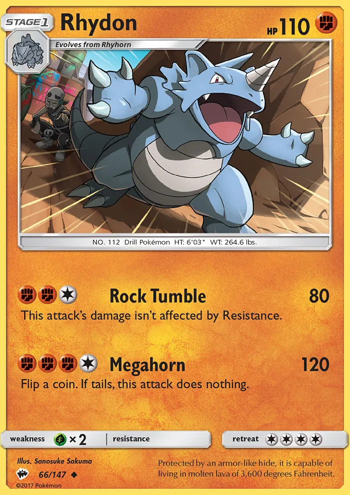 Rhydon · Burning Shadows 66/147