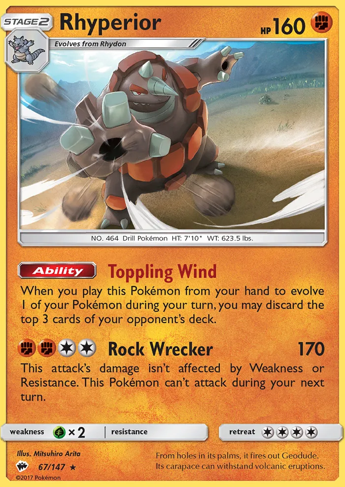 Rhyperior · Burning Shadows 67/147