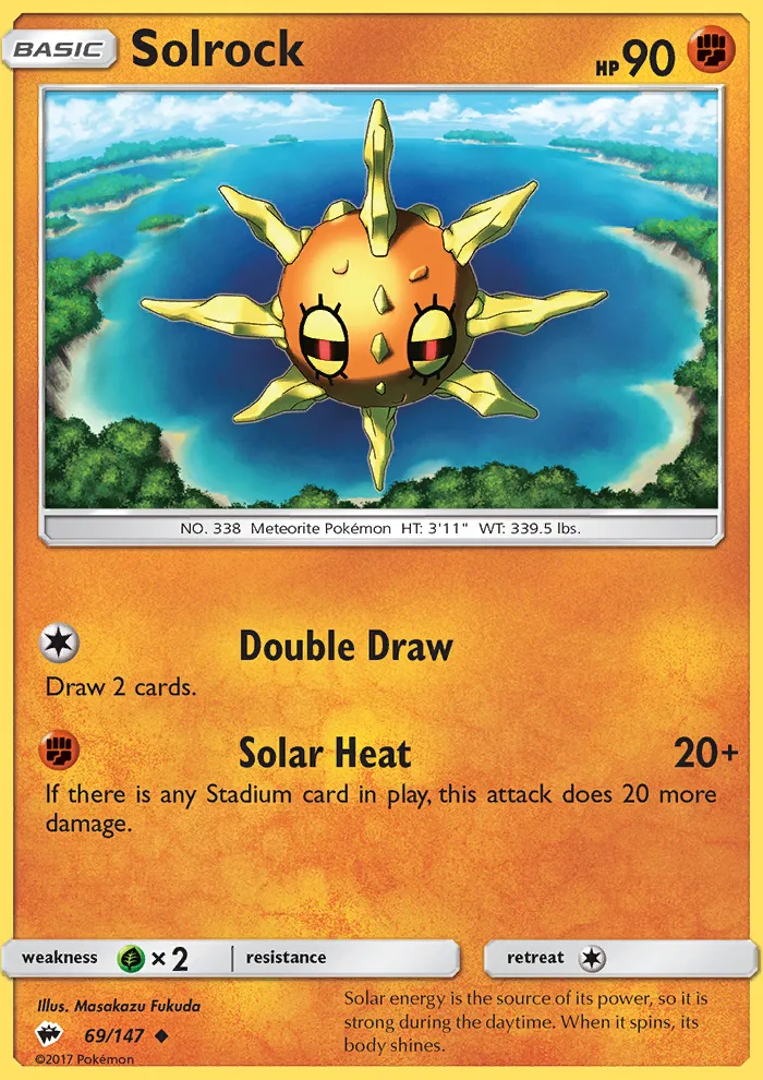 Solrock · Burning Shadows 69/147