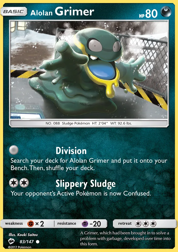 Alolan Grimer · Burning Shadows 83/147