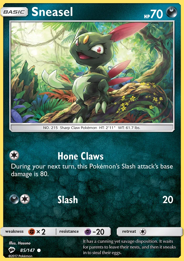 Sneasel · Burning Shadows 85/147
