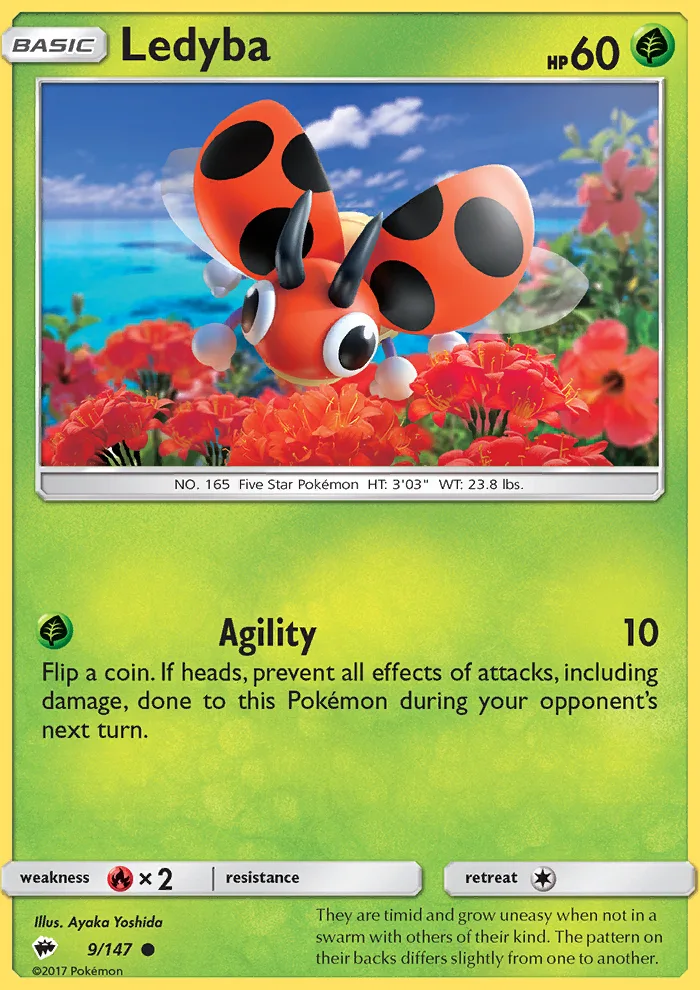 Ledyba · Burning Shadows 9/147