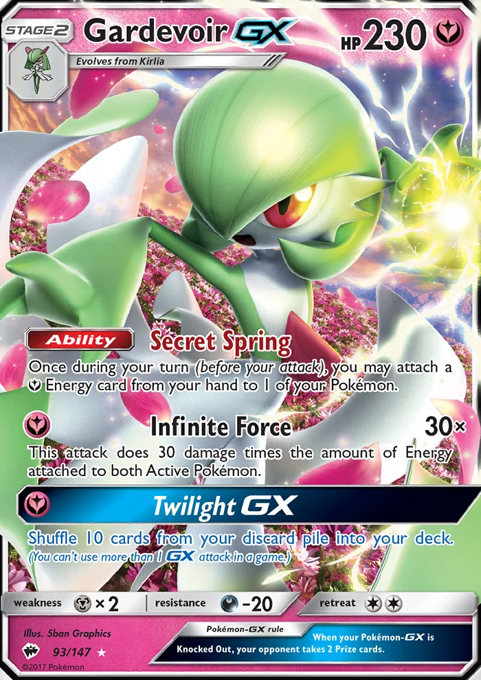 Gardevoir GX · Burning Shadows 93/147