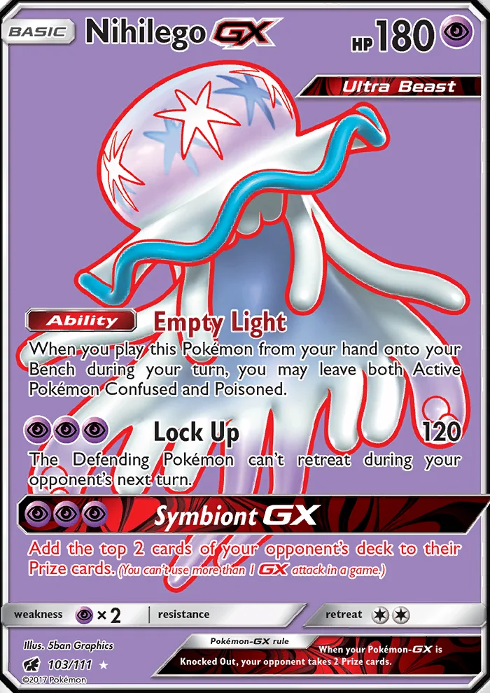 Nihilego GX · Crimson Invasion 103/111