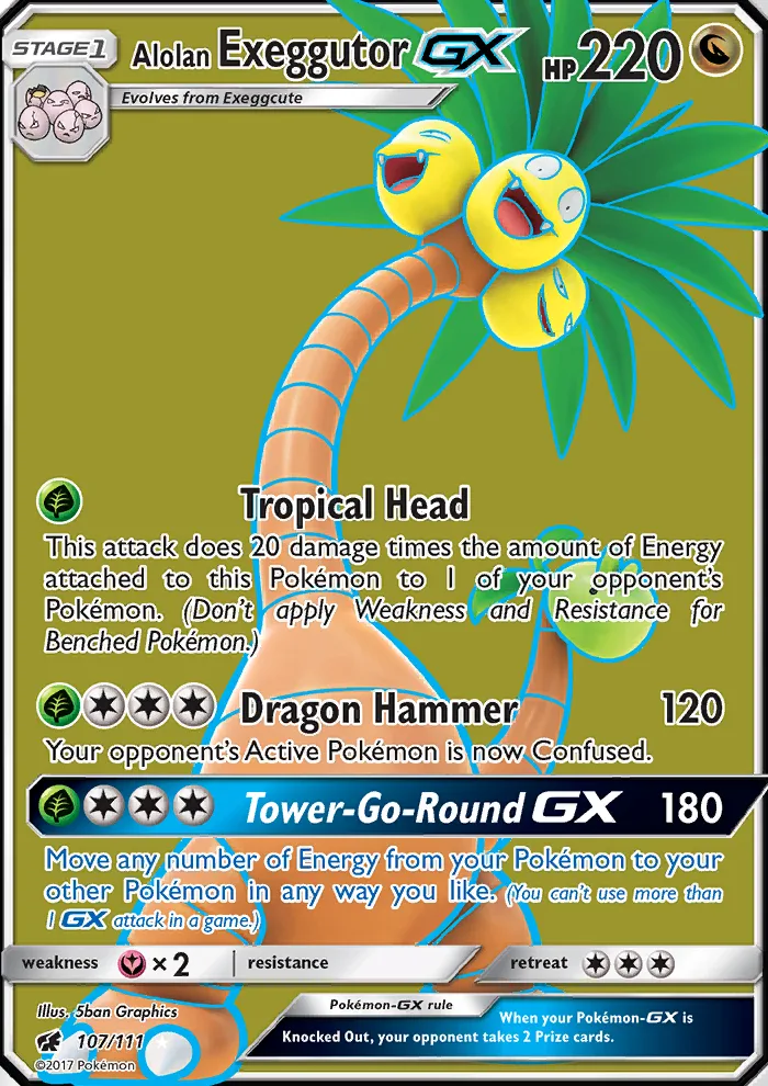 Alolan Exeggutor GX · Crimson Invasion 107/111