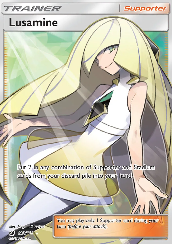 Lusamine · Crimson Invasion 110/111
