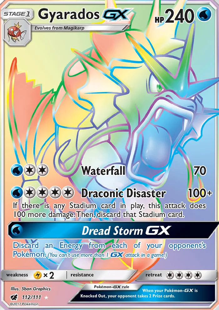 Gyarados GX · Crimson Invasion 112/111