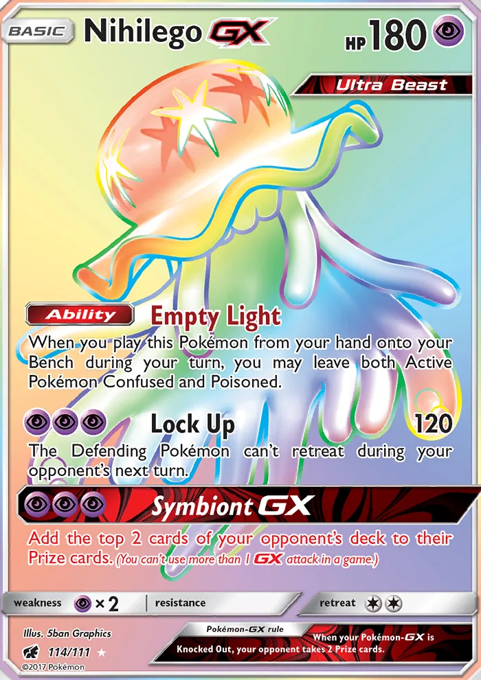 Nihilego GX · Crimson Invasion 114/111