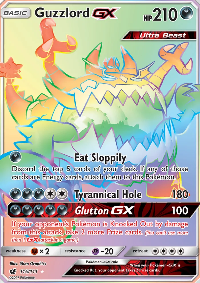 Guzzlord GX · Crimson Invasion 116/111