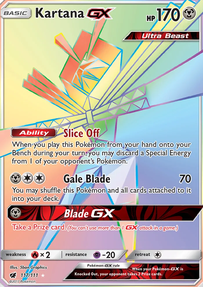 Kartana GX · Crimson Invasion 117/111